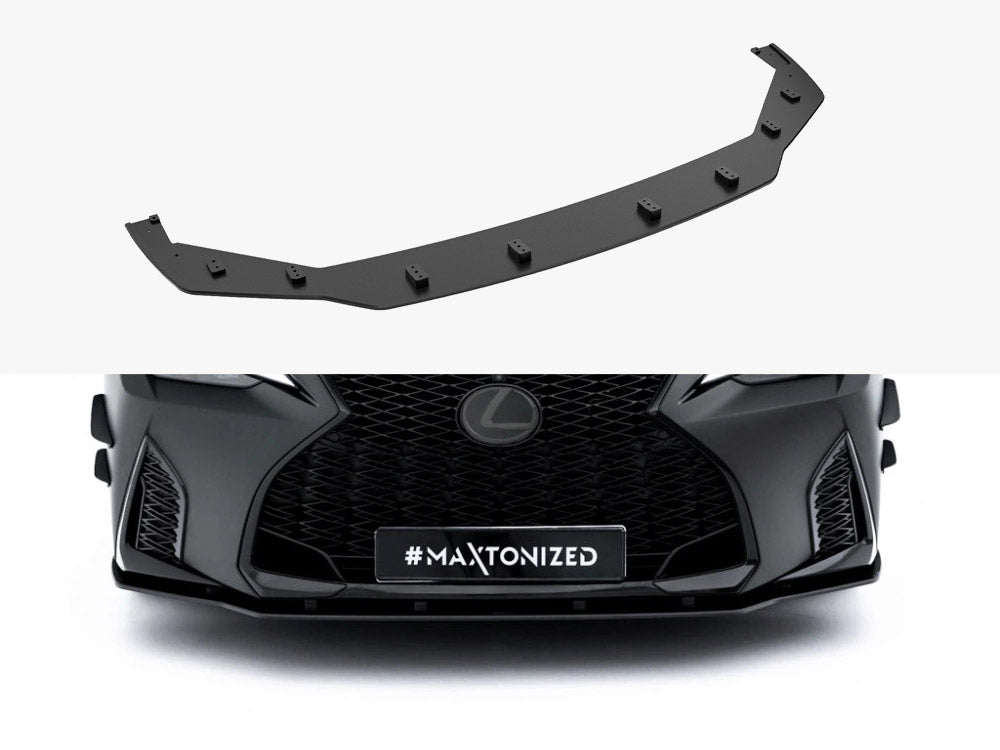Maxton Design Street PRO Front Splitter Lexus IS 500 Mk3 Facelift 2 (XE30) - Wayside Performance 