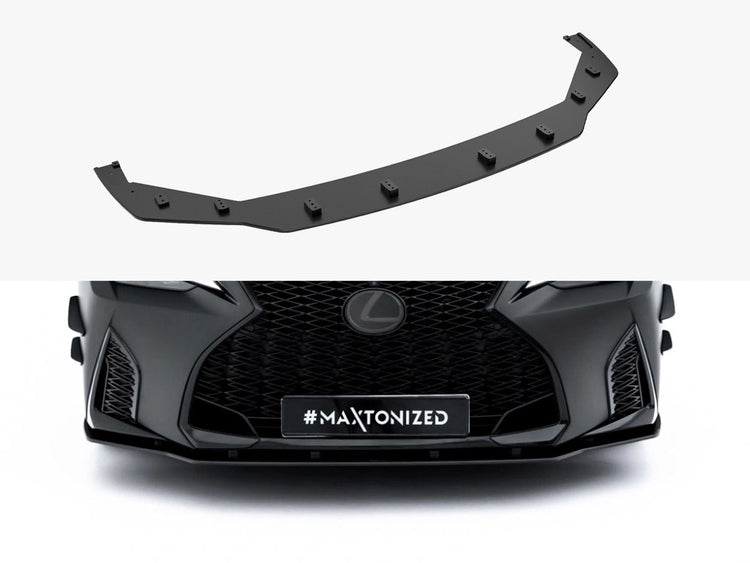 Maxton Design Street PRO Front Splitter Lexus IS 500 Mk3 Facelift 2 (XE30) - Wayside Performance 