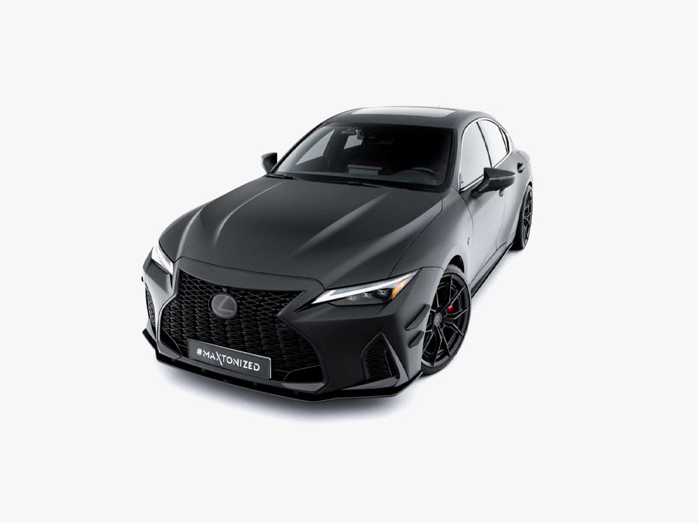 Maxton Design Street PRO Front Splitter Lexus IS 500 Mk3 Facelift 2 (XE30) - Wayside Performance 