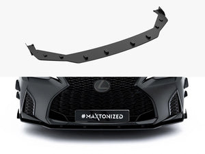 Maxton Design Street PRO Front Splitter + Flaps Lexus IS 500 Mk3 Facelift 2 (XE30) - Wayside Performance 