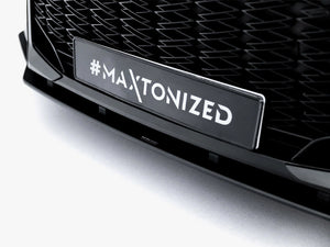 Maxton Design Street PRO Front Splitter + Flaps Lexus IS 500 Mk3 Facelift 2 (XE30) - Wayside Performance 