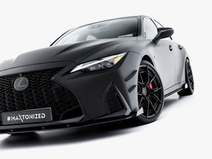 Maxton Design Street PRO Front Splitter + Flaps Lexus IS 500 Mk3 Facelift 2 (XE30) - Wayside Performance 