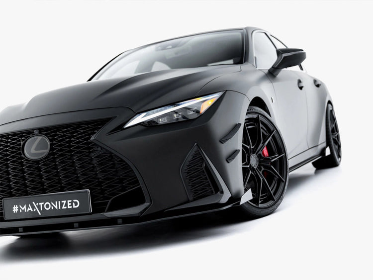 Maxton Design Street PRO Front Splitter + Flaps Lexus IS 500 Mk3 Facelift 2 (XE30) - Wayside Performance 