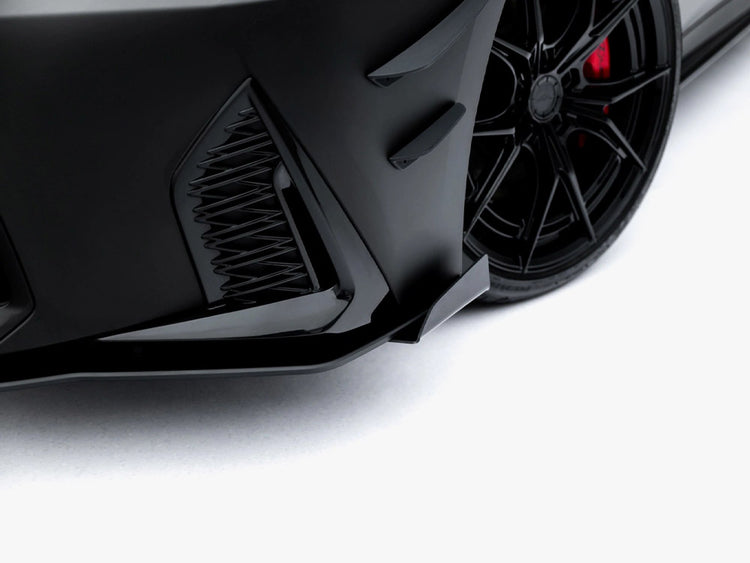 Maxton Design Street PRO Front Splitter + Flaps Lexus IS 500 Mk3 Facelift 2 (XE30) - Wayside Performance 
