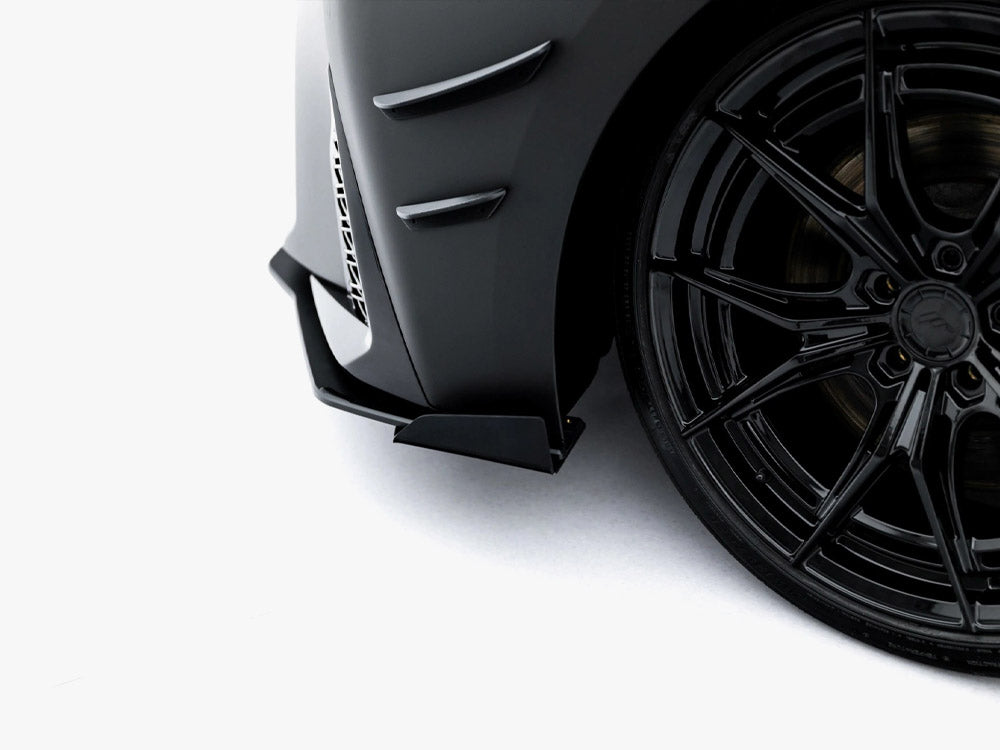 Maxton Design Street PRO Front Splitter + Flaps Lexus IS 500 Mk3 Facelift 2 (XE30) - Wayside Performance 