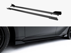 Maxton Design Street PRO Side Skirt Diffusers + Flaps Lexus IS 500 Mk3 Facelift 2 (XE30) - Wayside Performance 