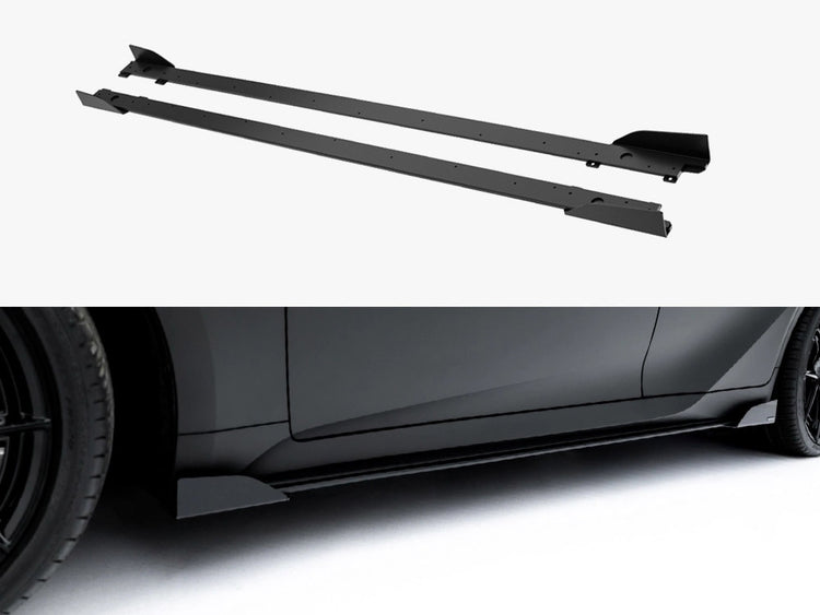 Maxton Design Street PRO Side Skirt Diffusers + Flaps Lexus IS 500 Mk3 Facelift 2 (XE30) - Wayside Performance 