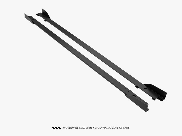 Maxton Design Street PRO Side Skirt Diffusers + Flaps Lexus IS 500 Mk3 Facelift 2 (XE30) - Wayside Performance 