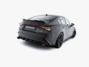 Maxton Design Street PRO Rear Side Splitters Lexus IS 500 Mk3 Facelift 2 (XE30) - Wayside Performance 