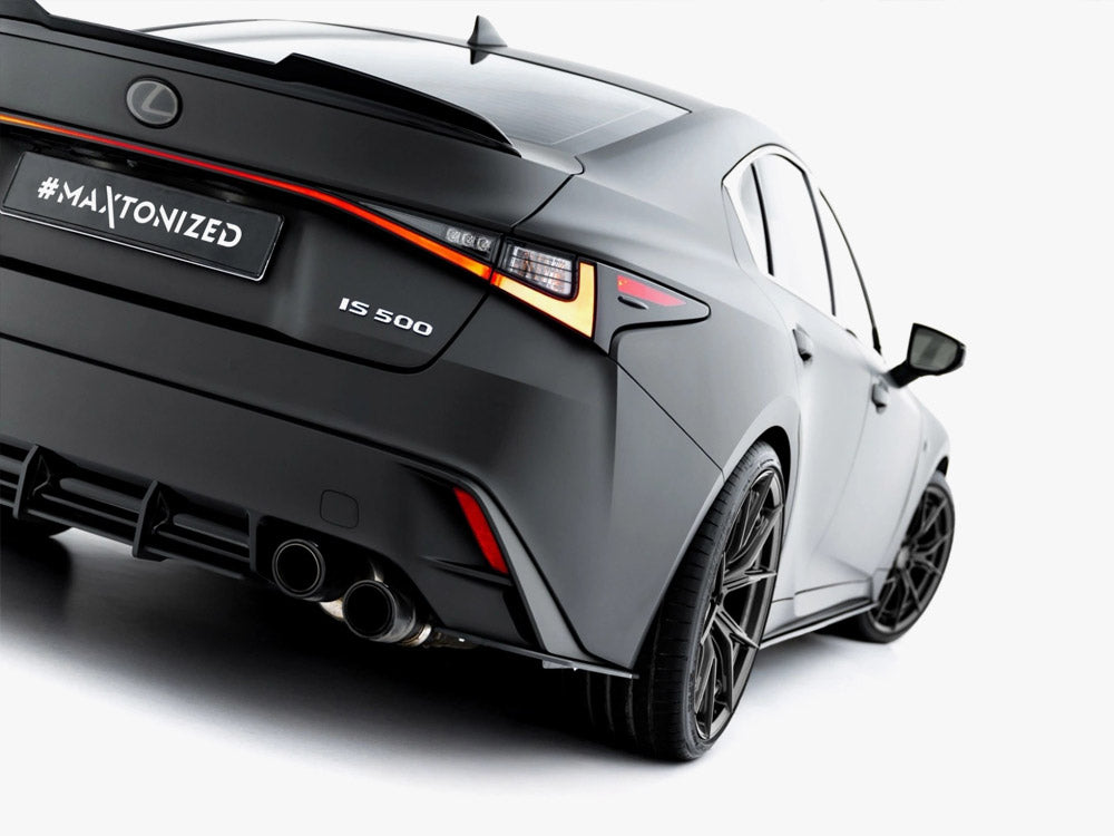 Maxton Design Street PRO Rear Side Splitters Lexus IS 500 Mk3 Facelift 2 (XE30) - Wayside Performance 
