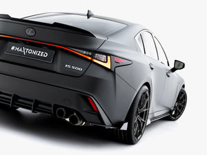 Maxton Design Street PRO Rear Side Splitters + Flaps Lexus IS 500 Mk3 Facelift 2 (XE30) - Wayside Performance 