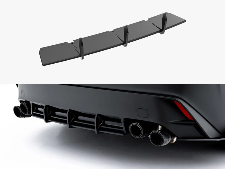 Maxton Design Street PRO Rear Diffuser Lexus IS 500 Mk3 Facelift 2 (XE30) - Wayside Performance 