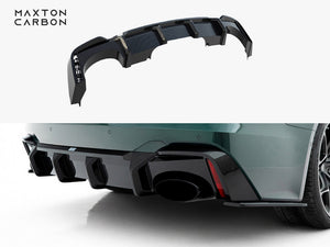 Maxton Design Prepreg Carbon Fiber Rear Diffuser Audi RS7 C8 (version with towbar) - Wayside Performance 