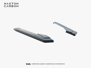 Maxton Design Prepreg Carbon Fiber Rear Side Splitters Audi RS7 C8 - Wayside Performance 