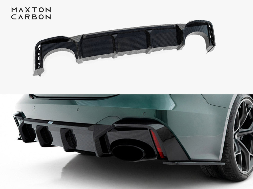 Maxton Design Prepreg Carbon Fiber Rear Diffuser Audi RS7 C8 (version without towbar) - Wayside Performance 