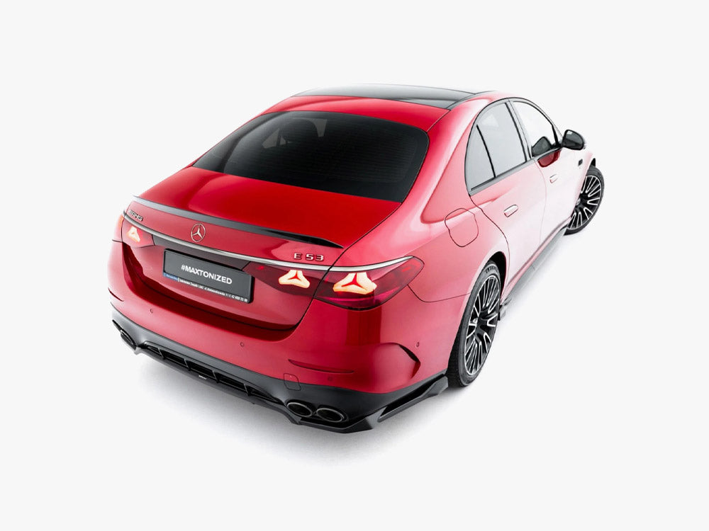 Maxton Design Rear Splitter (Vertical Bars) Mercedes-AMG E53 Sedan / Estate W214 - Wayside Performance 