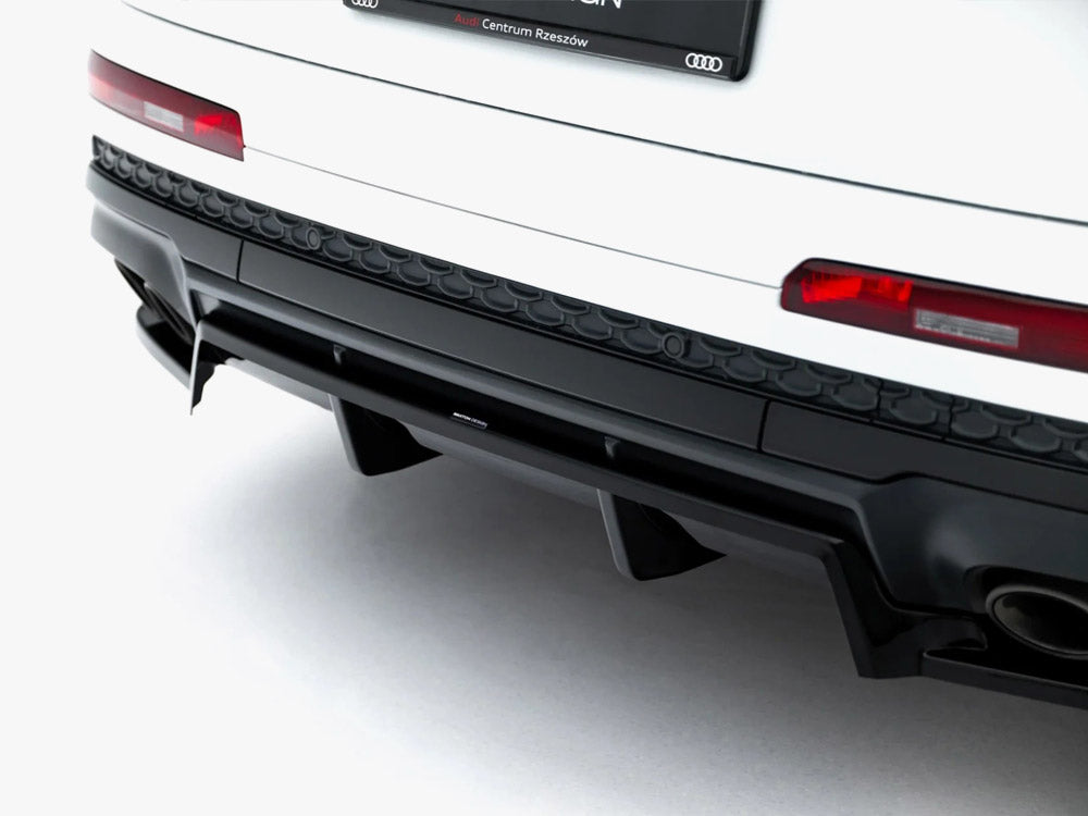 Maxton Design Rear Splitter (Vertical Bars) Audi SQ7 Mk2 Facelift 2 - Wayside Performance 