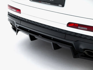 Maxton Design Rear Splitter (Vertical Bars) Audi SQ7 Mk2 Facelift 2 - Wayside Performance 