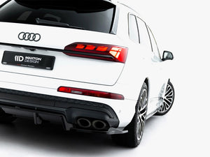 Maxton Design Rear Splitter (Vertical Bars) Audi SQ7 Mk2 Facelift 2 - Wayside Performance 