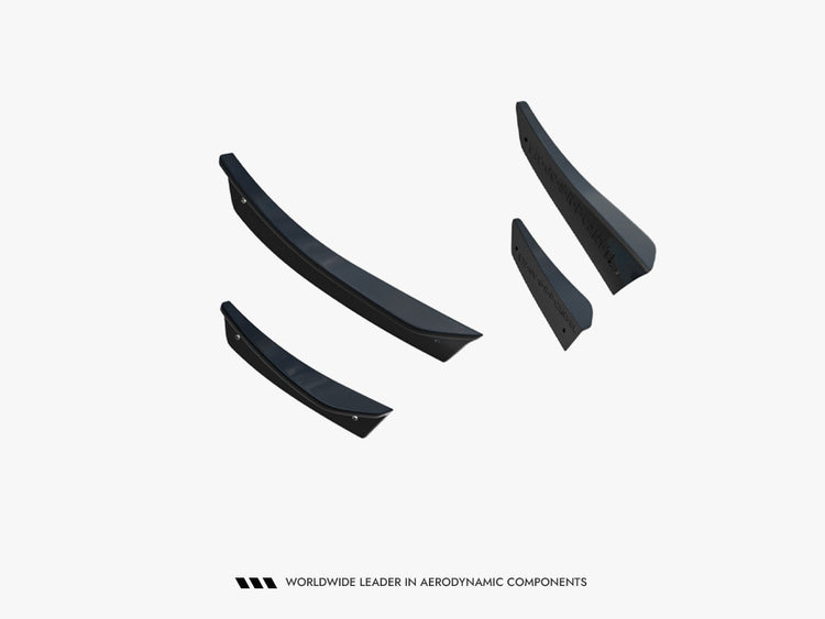 Maxton Design Front Bumper Wings (Canards) Volkswagen Golf R Hatchback / Variant Mk8 Facelift - Wayside Performance 