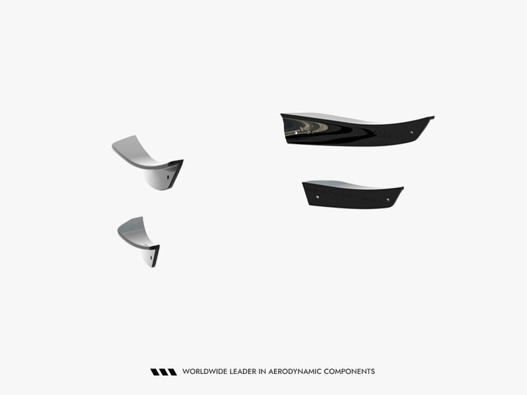 Maxton Design Front Bumper Wings (Canards) Volkswagen Golf R Hatchback / Variant Mk8 Facelift - Wayside Performance 