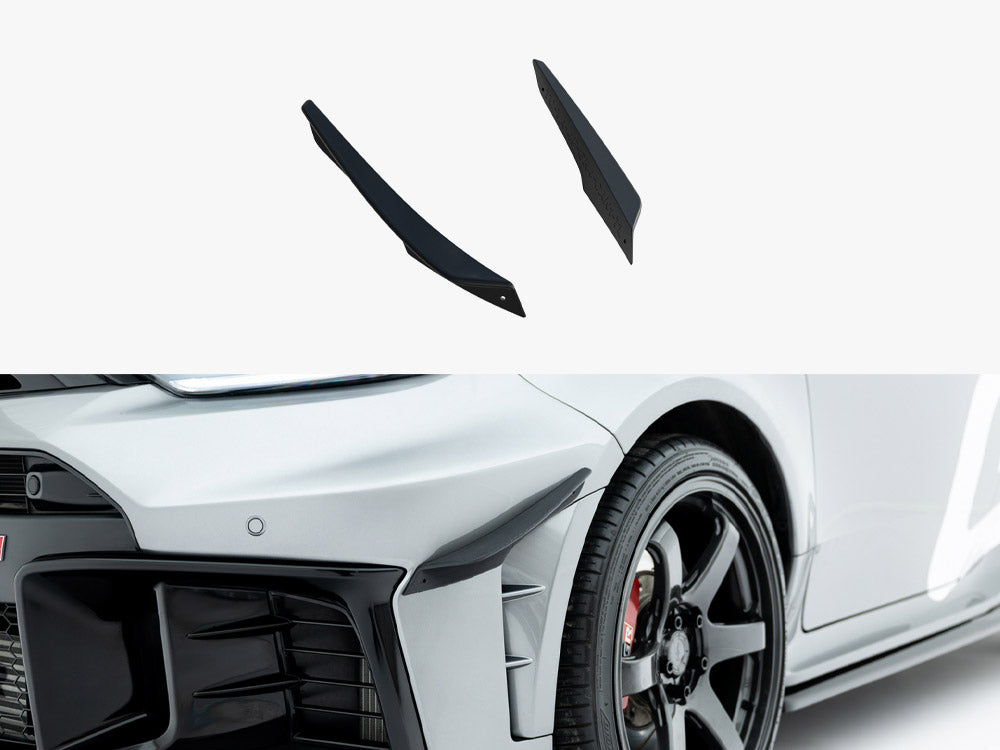 Maxton Design Front Bumper Wings (Canards) Toyota GR Yaris Mk4 Facelift - Wayside Performance 