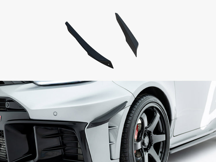Maxton Design Front Bumper Wings (Canards) Toyota GR Yaris Mk4 Facelift - Wayside Performance 