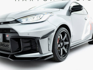 Maxton Design Front Bumper Wings (Canards) Toyota GR Yaris Mk4 Facelift - Wayside Performance 
