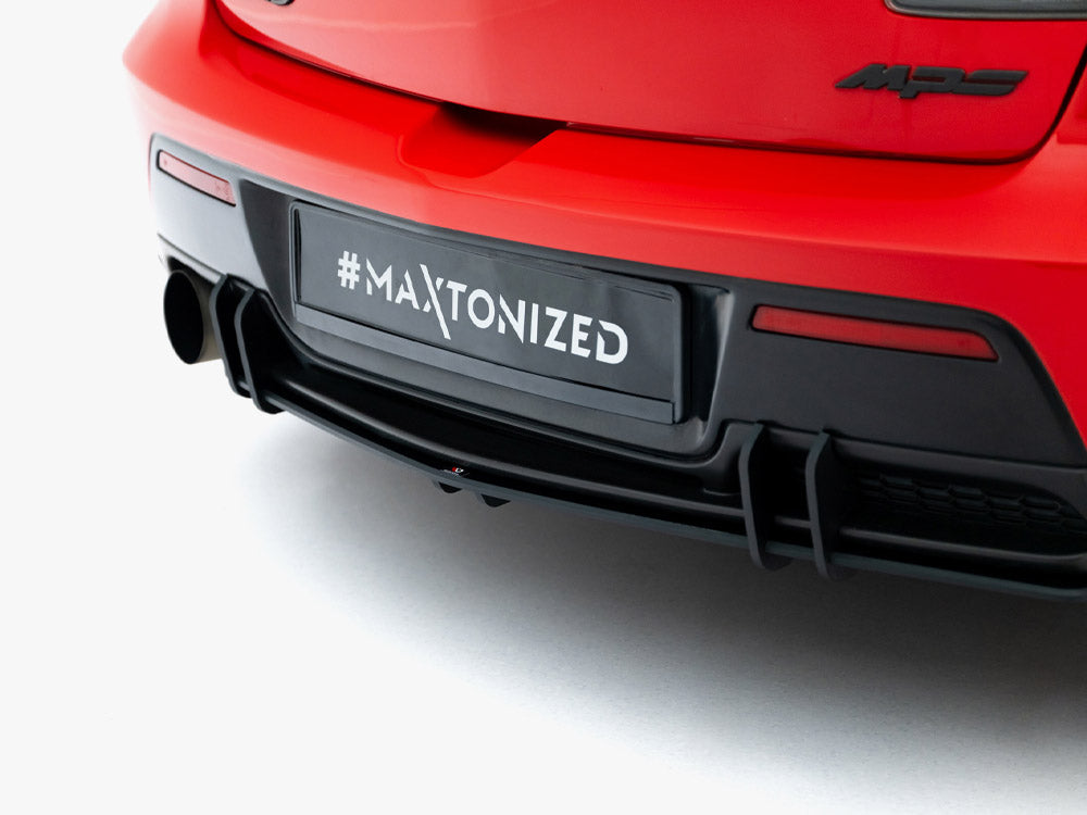 Maxton Design Street PRO Rear Diffuser Mazda 3 MPS Mk1 EU Version - Wayside Performance 