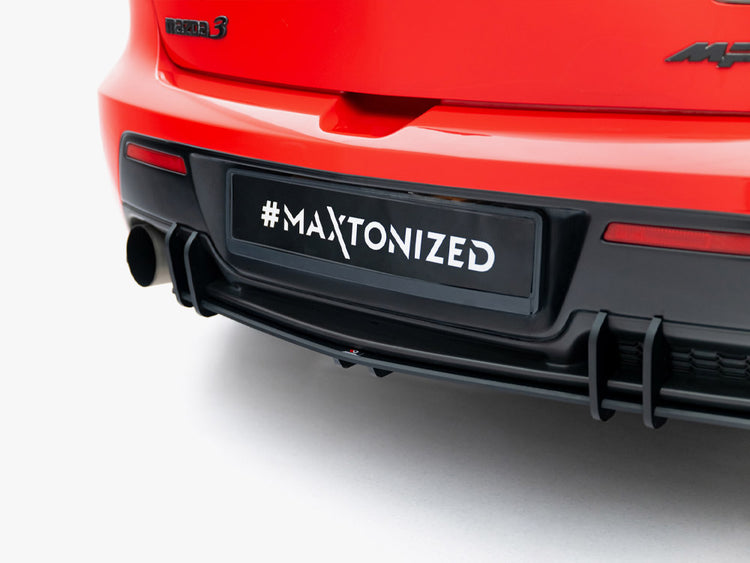 Maxton Design Street PRO Rear Diffuser Mazda 3 MPS Mk1 EU Version - Wayside Performance 