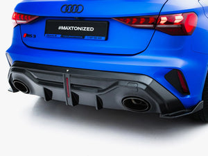Maxton Design Prepreg Carbon Fiber Rear Diffuser Audi RS3 Sportback 8Y Facelift - Wayside Performance 