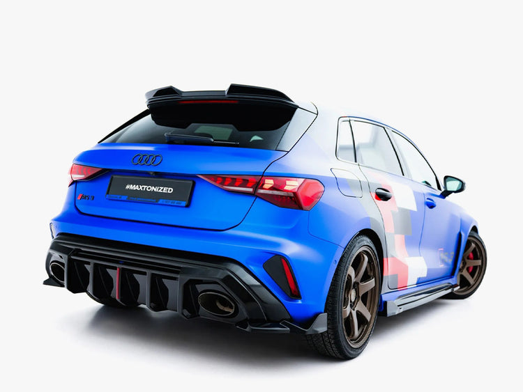 Maxton Design Rear Side Splitters V.2 Audi RS3 Sportback 8Y Facelift - Wayside Performance 