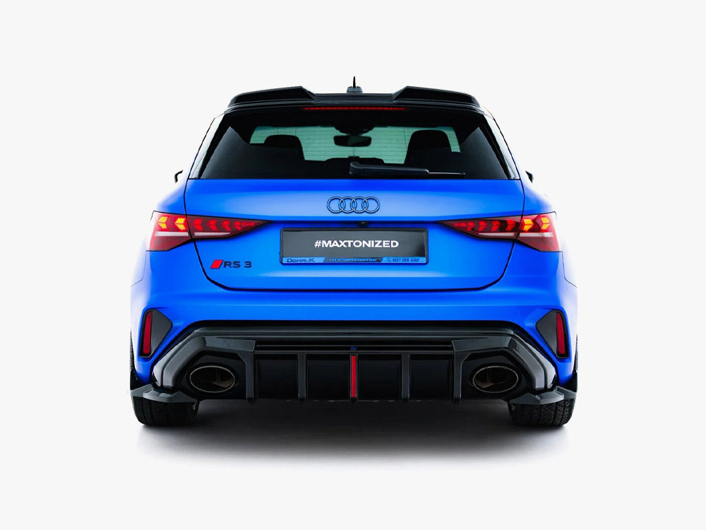 Maxton Design Rear Side Splitters V.2 Audi RS3 Sportback 8Y Facelift - Wayside Performance 