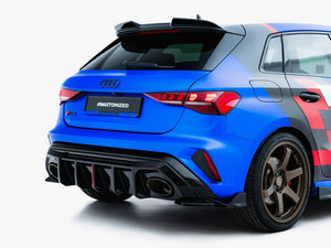 Maxton Design Rear Side Splitters V.2 Audi RS3 Sportback 8Y Facelift - Wayside Performance 