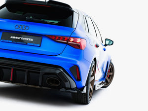 Maxton Design Rear Side Splitters V.2 Audi RS3 Sportback 8Y Facelift - Wayside Performance 