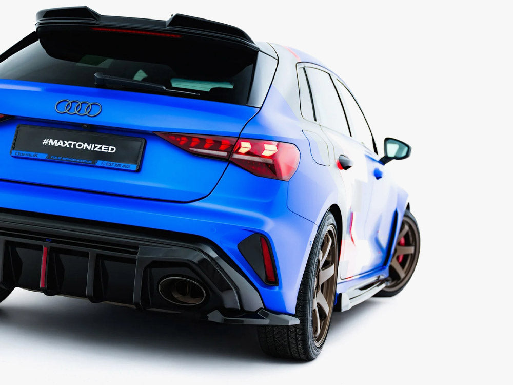 Maxton Design Rear Side Splitters V.1 Audi RS3 Sportback 8Y Facelift - Wayside Performance 