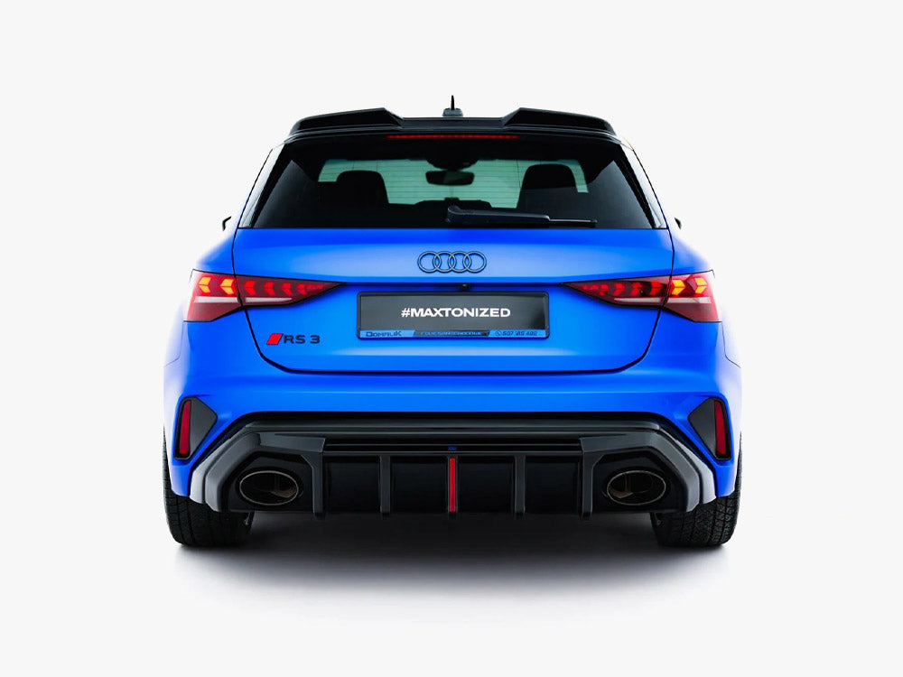 Maxton Design Rear Valance Audi RS3 8Y Sportback 8Y Facelift (Version with original reflector) - Wayside Performance 