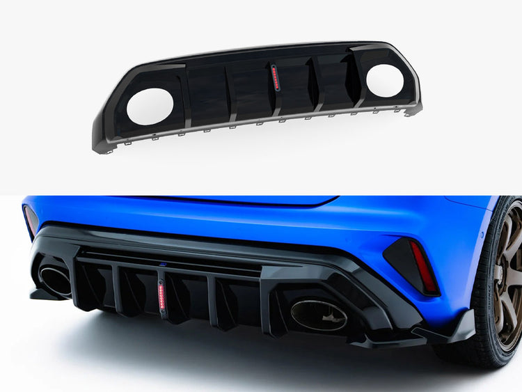 Maxton Design Rear Valance Audi RS3 8Y Sportback 8Y Facelift (Version with LED light) - Wayside Performance 