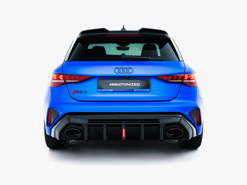 Maxton Design Rear Valance Audi RS3 8Y Sportback 8Y Facelift (Version with LED light) - Wayside Performance 