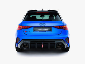 Maxton Design Rear Valance Audi RS3 8Y Sportback 8Y Facelift (Version with LED light) - Wayside Performance 