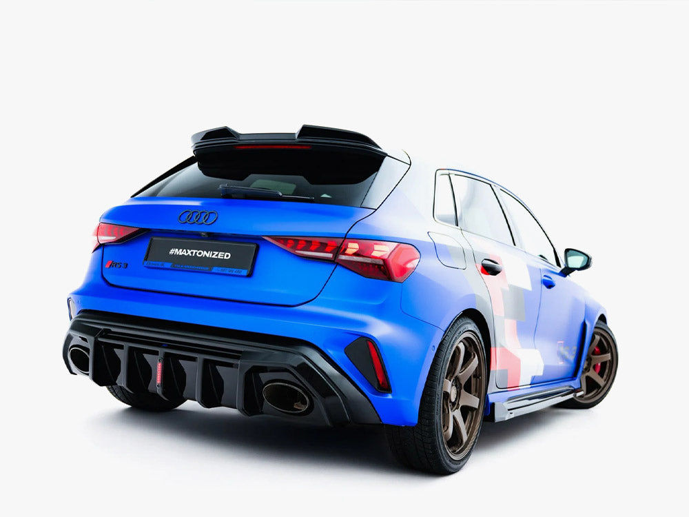 Maxton Design Rear Valance Audi RS3 8Y Sportback 8Y Facelift (Version with LED light) - Wayside Performance 