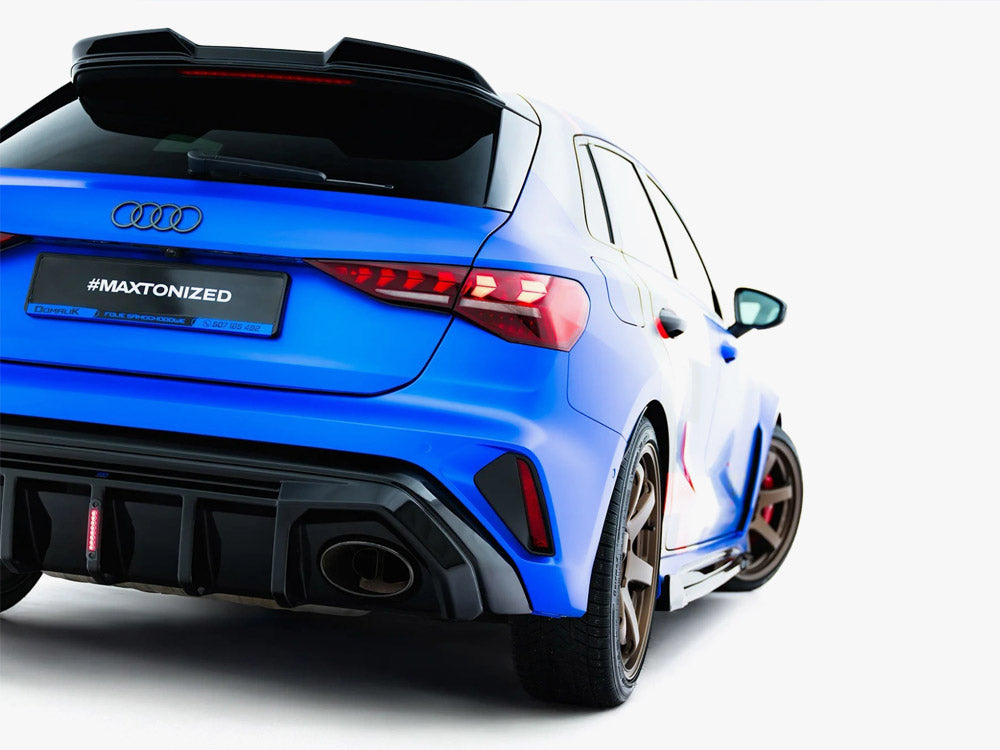 Maxton Design Rear Valance Audi RS3 8Y Sportback 8Y Facelift (Version with LED light) - Wayside Performance 