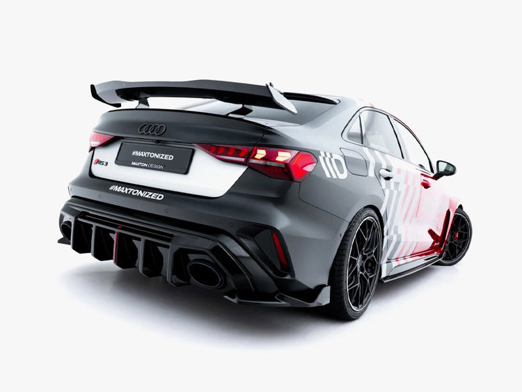 Maxton Design Rear Side Splitters V.2 Audi RS3 Sedan 8Y Facelift - Wayside Performance 
