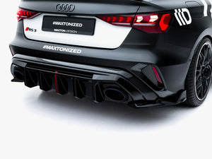 Maxton Design Rear Side Splitters V.2 Audi RS3 Sedan 8Y Facelift - Wayside Performance 