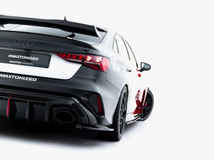 Maxton Design Rear Side Splitters V.1 Audi RS3 Sedan 8Y Facelift - Wayside Performance 