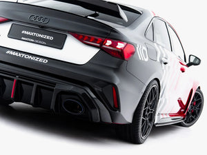 Maxton Design Rear Valance Audi RS3 Sedan 8Y Facelift (Version with original reflector) - Wayside Performance 