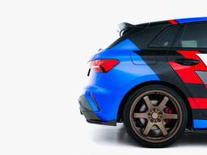 Maxton Design Carbon Fiber Rear Side Splitters Audi RS3 Sportback 8Y Facelift - Wayside Performance 