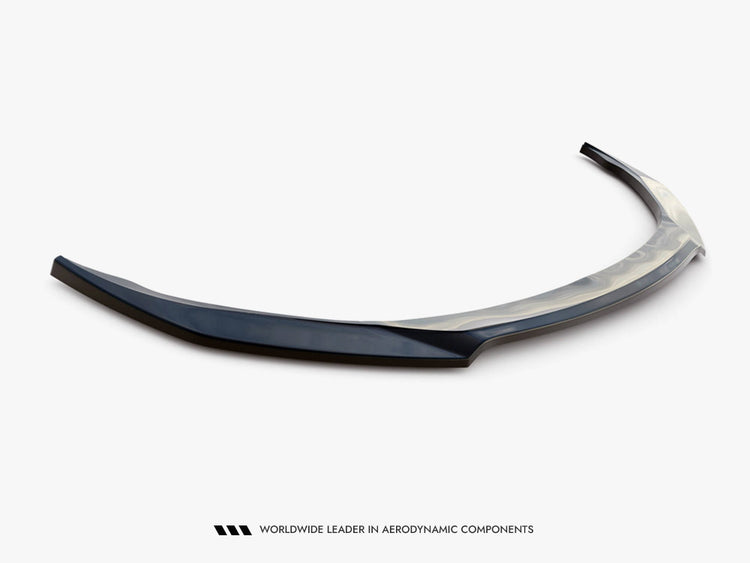 Maxton® DESIGN front splitter for Opel/Vauxhall Insignia Mk2, showcasing durable aerodynamic design on a vehicle front.