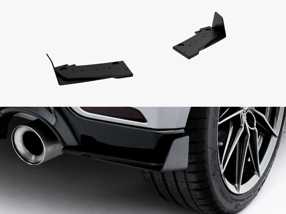 Maxton Design Street PRO Rear Side Splitters + Flaps Toyota GR Yaris Mk4 Facelift - Wayside Performance 
