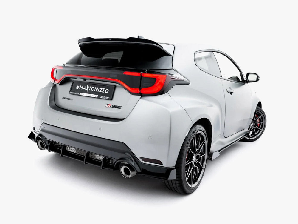 Maxton Design Street PRO Rear Side Splitters + Flaps Toyota GR Yaris Mk4 Facelift - Wayside Performance 